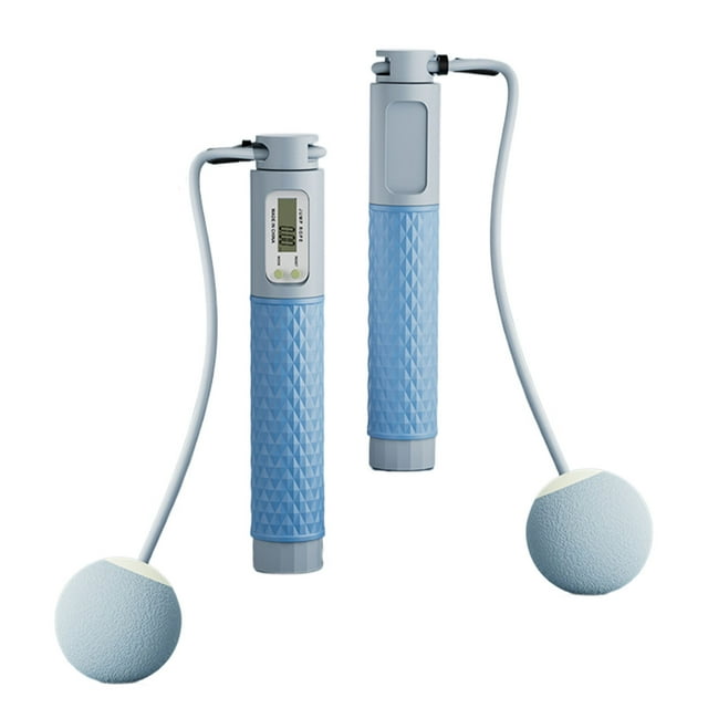 Xingzhi Jump Anywhere Cordless Jumping Rope For On Go Workouts Handle Is Wear-resistant And Not Easy To Slip Sky Blue Ball