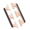 thumbnail image 3 of Banjo Bridge, RiToEasysports 2Pcs HA02 5-String Rosewood Maple Banjo Bridge Wooden Accessories, 3 of 8