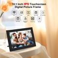 thumbnail image 5 of Jazeyeah 10.1 inch Wifi Digital Picture Frame 32GB Storage 1280*800 IPS TouchScreen Supports Micro SD Card, Share Photos&Videos via Free APP,Gifts, 5 of 6