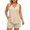 Beige plus size pajama set for women a1, variant on Women's Plus Size 2 Piece Pajama Set V Neck Sleeveless Tank Top and Shorts Casual Basic Lounge Wear Summer Sleepwear Loungewear Two Piece Shorts Set, Coffee 2XL