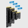 thumbnail image 3 of Adaptador de disco M2x8 Pciex8 X16 1 Giro 2 Nvme Expans Adaptador de disco dual Vme, 3 of 5