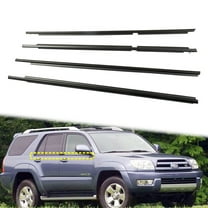 4Pcs Car Window Exterior Trim Strips Seal Weatherstrips Fit for Toyota 4Runner 2003-2009