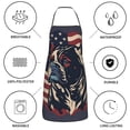 thumbnail image 6 of Pofeuu Patriotic Bulldog Art Print Aprons with Pockets, Cute Aprons for Kitchen, Cooking, Server, Barber, Chef Apron, 6 of 7