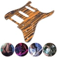 thumbnail image 4 of Golpeador de guitarra eléctrica de 3 capas con blindaje de aluminio, accesorios para instrumentos musicales, GSSH50, amarillo y negro, 4 of 12