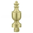 thumbnail image 3 of Deltana Dsut 1-3/8" Solid Brass Urn Tip Decorative Finials For Deltana Hinge - Unlaquered, 3 of 3