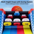 thumbnail image 4 of Inflatable Basketball Hoop 10' L x 13' W x 10' H, Oxford Inflatable Basketball Game with 4 Balls & Air Blower, Easy Setup Inflatable Games for Indoor/Outdoor Events, Carnivals, Backyard, 4 of 9