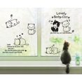 thumbnail image 3 of Cartoon Lovely Cats Removable Wall Sticker Decal, Children Kids Baby Home Room Nursery DIY Decorative Adhesive Art Wall Mural, 3 of 4