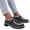 Black, variant on Walking Shoes Women, Lug Sole Casual Shoes, Retro Style Shoes, Everyday Comfort Shoes, Women's Polka Dot Platform Shoes, Adjustable Strap Chunky Casual Shoes, Black 9