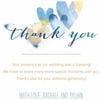 Ombre Hearts Standard Thank You