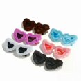 thumbnail image 3 of Fluffy Velvet Sunglasses for Women Punk Style Clear Vision Lightweight Design, 3 of 5
