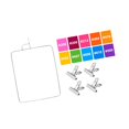thumbnail image 3 of Yinanstore Photography Flag Frame Light Panel Frame Convenient, Practical ,Professional Studio Accessories 76x91cm, 3 of 8