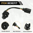 thumbnail image 4 of Unique Bargains 1 Pc Throttle Position Sensor for Ford F-150 F-250 1985-1995 TPS Throttle Sensors No.E7TZ9B989D Plastic Black, 4 of 6
