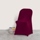 thumbnail image 4 of 1 PCS Waterproof Stretch Spandex Folding Chair Covers, Dining Room Chair Slipcovers Protector for Wedding, Banquet, Party, Holidays, Celebration and Decoration burgundy, 4 of 5