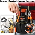 thumbnail image 3 of Bolsa de Bolsillo para Herramientas con 15 Bolsillos, Cinturón Desmontable Ajustable Tela Oxford 600D, Organizador Multifuncional para Almacenamiento Electricista Mecánico Carpintero, 3 of 4