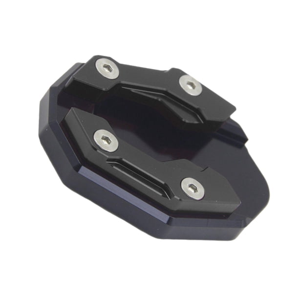 Extensión de caballete lateral de aleación de aluminio para motocicleta Nmax155 Negro