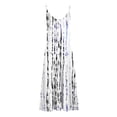 thumbnail image 4 of ClodeEU Women's Printed V Neck Sleeveless Spaghetti Strap Summer Loose Tunic Maxi Dress White,Womens Plus S, 4 of 5