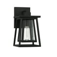 thumbnail image 2 of Denver 1-Light Outdoor Wall Lantern in Matte Black, 2 of 5