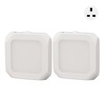 thumbnail image 2 of 2Pcs Plug in Motion Sensor LED Night Light Plug in Dimmable Night Light with Auto Dusk to Dawn Sensor 110?220V Warm Lighting UK Plug, 2 of 5