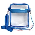 thumbnail image 3 of PONPRNGY Clear Bag, Clear Purse for Women, Crossbody Bag for Stadium Events Concerts Festivals, 3 of 7
