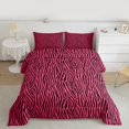 thumbnail image 2 of Homewish Teens Zebra Print Bedding Comforter Set, Fashion Polkadots Twin Comforter Sets, Chic Pink Abstract Reversible Bedding Set, Luxury Bedroom Decor, 2 Pieces, 2 of 8