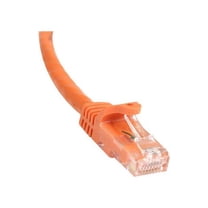 StarTech 50ft CAT6 Ethernet Cable - Orange CAT 6 Gigabit Ethernet Wire -250Mhz 100W PoE   RJ45 UTP Category 6 Network Patch Cord Snagless (N6PATCH50OR)