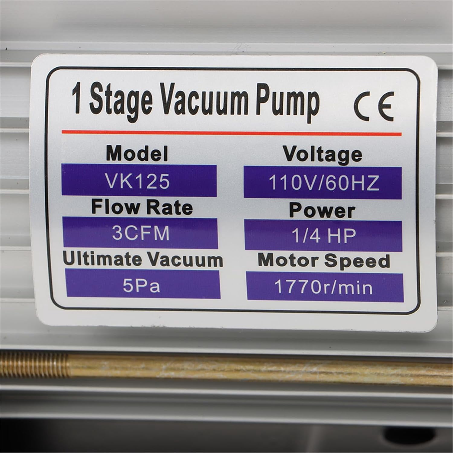 SEBLAFF 3 CFM 5Pa 110V/60HZ Vacuum Pump for R134 Air Conditioning Refrigeration with AC Manifold Vacuum Gauge Kit