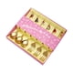 thumbnail image 3 of Juego de cucharas y tenedores navideños de acero inoxidable para postres, reutilizables. oro, 3 of 9