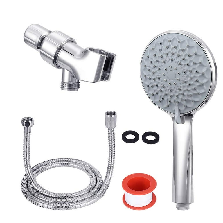 High Pressure Handheld Shower Head with 6 Spray Settings 5 Massage Spa plus 1 Upgraded Showerhead with Spray Gun 60 PVC Shower Hose shower head