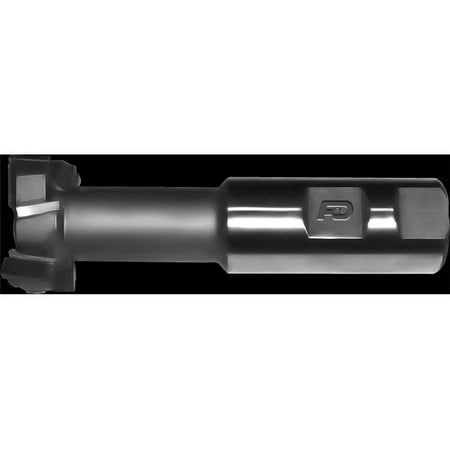 

Carbide Tipped for Steel T-Slot Cutter - 0.625 Bolt x 1.25 dia. x 0.484 W x 0.656 Neck dia. x 1 Shank x 3.937 OAL