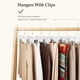 thumbnail image 4 of Perchas para pantalones y faldas House Day, plástico transparente, paquete de 10, 4 of 9