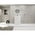 thumbnail image 3 of 24 Inch Freestanding Bathroom Vanity with White Resin Sink & Soft-Close Cabinets - Modern Space-Saving Design (Easy Assembly Kit), 3 of 9