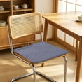 thumbnail image 5 of Chair Cushions with Straps Non Slip Cotton Linen Summer Squares 16x16 Inch for Dining Room Kitchen Chair, 5 of 6