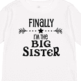 thumbnail image 4 of Inktastic Finally I'm the Big Sister Girls Long Sleeve Toddler T-Shirt, 4 of 5
