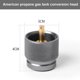 thumbnail image 3 of Convertidor De Estufa De Gas Adaptador de conversión Adaptador de estufa de senderismo ligero Aleación de latón Suministros para exteriores Likrtyny Para Estrenar, 3 of 9