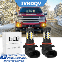 IVBDQV 2x 9140 9145 LED Fog Light Yellow for Ford F150 1999-2020 F250 F350 2011-2016 2013 2014