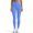 Blue, variant on Yoga Pants Women High Waist Seamless Push Up Sport Leggings for Athletic Running Size S