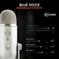 thumbnail image 4 of Logitech for Creators Blue Yeti USB Microphone for PC, Podcast, Gaming, Streaming, Studio, Computer Mic - Silver, 4 of 6