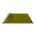 thumbnail image 2 of Ahgly Company Machine Washable Indoor Rectangle Oriental Yellow Industrial Area Rugs, 7' x 9', 2 of 4