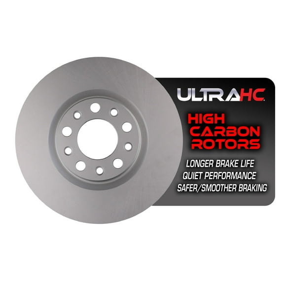 UltraHC Coated High Carbon Brake Rotor, Front UR000860, Jeep Renegade 2019-2015