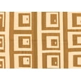 thumbnail image 1 of Ahgly Company Indoor Rectangle Oriental Orange Modern Area Rugs, 7' x 9', 1 of 4