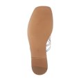 thumbnail image 2 of Jeffrey Campbell Emersyn Silver Gold Flat Mule Strappy Slide Sandal (8.5,Silver/Gold), 2 of 6