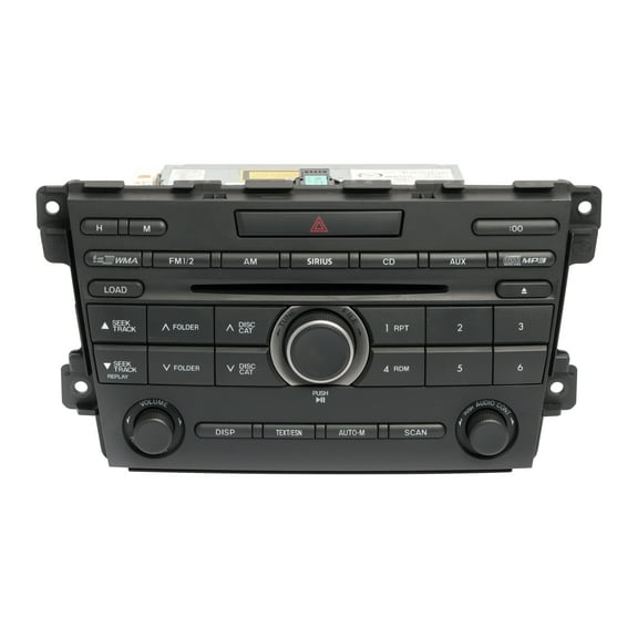 Restored 2011-2012 Mazda CX-7 AM FM Radio 6 Disc CD Player MP3 Part Number EH4966ARX (Refurbished)