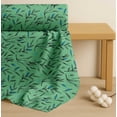 thumbnail image 4 of Soimoi Green Cotton Poplin Fabric Curry Leaves Print Fabric by the Yard 58 Inch Wide, 4 of 7
