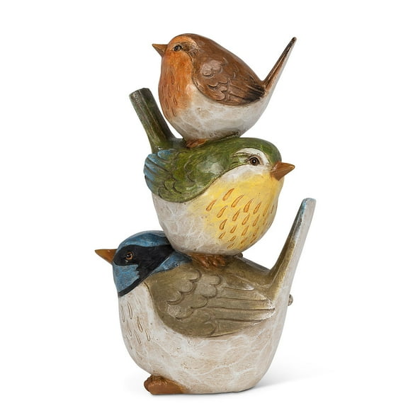 Set of 4 Large Stacked Birds