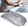 thumbnail image 1 of Optical Mouse, Computer Accessories Colorful Lights Comfortable Grip  Transmission Technology 3  DPI Regulation  for Office Learning Black,Silver, 1 of 8