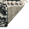 thumbnail image 7 of Unique Loom Hygge Shag Collection Area Rug - Valley (5' 3" x 8' Rectangle Black and White/Gray), 7 of 7