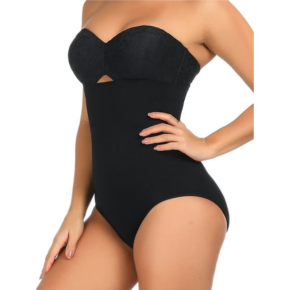 Lilvigor Women's Shapewear Hi-Waist Brief Firm Tummy Control Butt Lifter Panty Shaper Seamless High Rise Intant Shaping Underwear