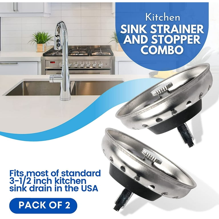 2-in-1 Sink Strainer & Stopper