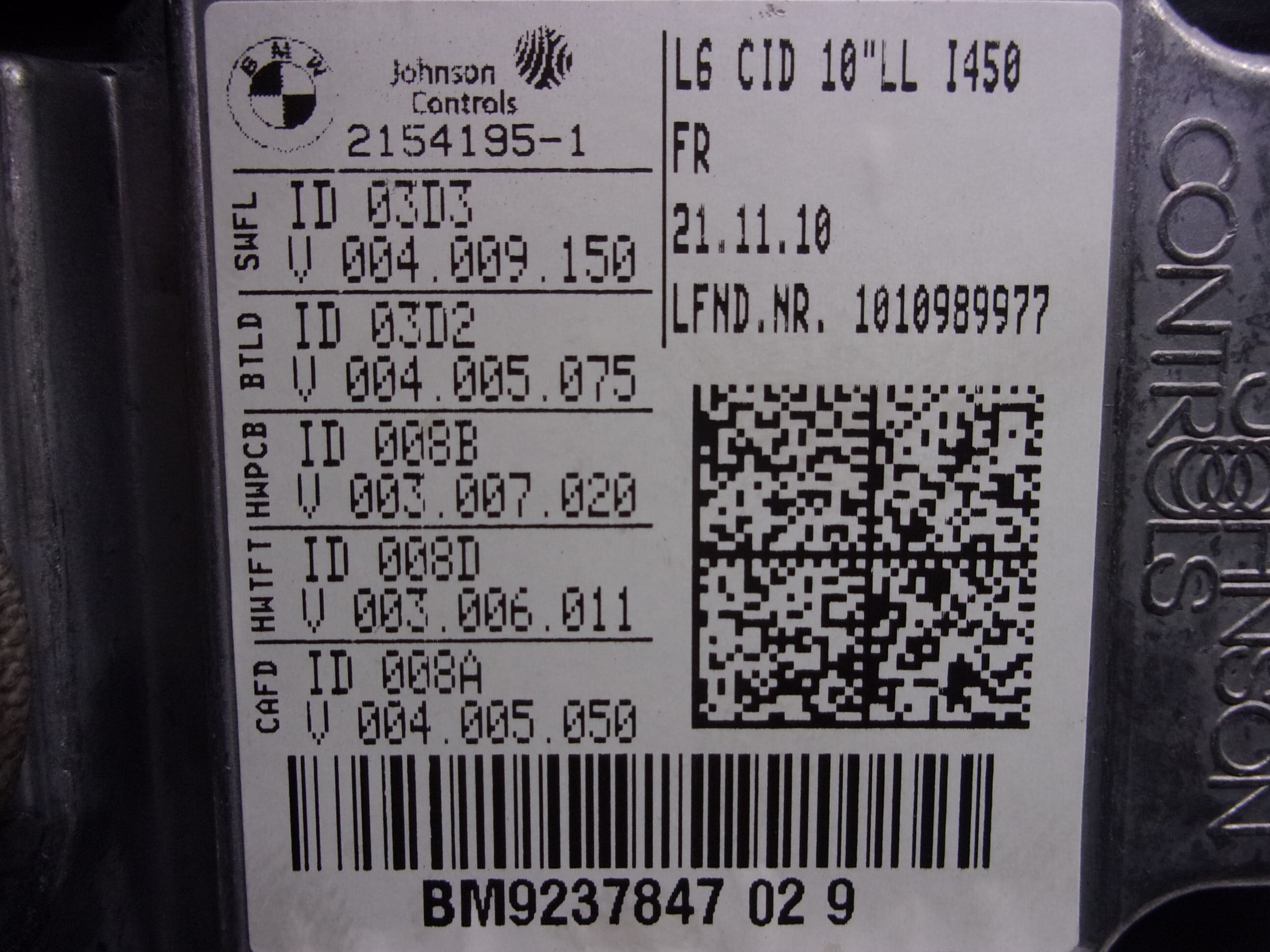 Pre-Owned 2009-2012 BMW 750 Navigation Information Display Screen OEM - Verify Specific Vehicle Fitment In Description - (Good)