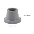 thumbnail image 2 of LOLIPPYY 8Pcs Grey Shower Chair Replacement Peg Pads Rubber Nonslip Chair Leg Covers for Safety, 2 of 8